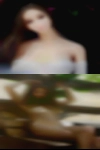 Nude woman moving